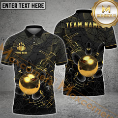 Maxcorners Premium Bowling Jersey Multicolor Options Personalized Name, Team Name 3D Shirt