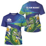Maxcorners Custom Funny Pickles Play Pickleball Polo Shirts For Men, Pickleball Team Shirt LM1307