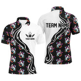 Maxcorners Personalized Colorful Bowling Shirts For Men And Women, Flame Bowling Jerseys Team Bowling Shirts