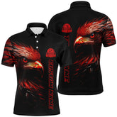 Maxcorners Eagle Bowling Multicolor Option Customized Name 3D Shirt