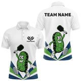 Maxxcorners Custom Funny ver2 Pickles Play Pickleball Polo Shirts For Men, Pickleball Team Shirt MT0307