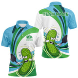 Maxxcorners Custom Funny ver3 Pickles Play Pickleball Polo Shirts For Men, Pickleball Team Shirt MT0307