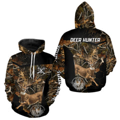 Maxcorners Forest Camo Deer Hunting Shirt, Deer Hunting With Full All Over 3D For Deer Hunters LM2110