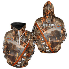 Maxcorners Custom Camo 3D Animal Deer Hunting Shirt Best Hunting Clothes For Season, Hunting Gift LM2110