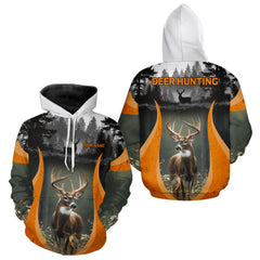 Maxcorners Custom Whitetail Deer Hunting Custom Name Camo Shirt, Deer Hunting Apparel, Hunting Gift LM3010