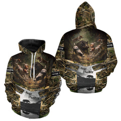 Maxcorners Custom Wild Hog Hunting Camo 3D Printed Shirts, Hunting Gifts for Boar Hunter LM1109