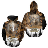 Maxcorners Best Brown Camouflage Deer Hunting Grandpa 3D All Over Printed Shirts, Deer Hunting Gifts LM2608