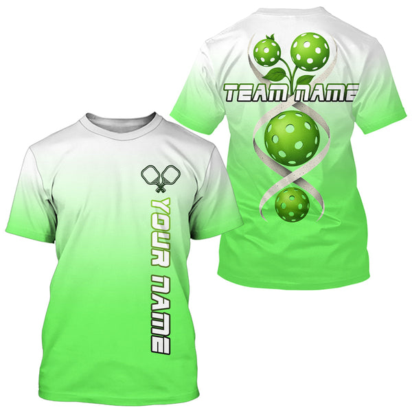 Maxcorners Green Pickleball It's In My DNA Custom Pickleball T-Shirt For Men, Pickleball Team MT0708