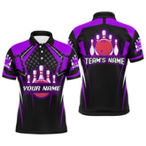 Maxcorners Strike Bowling Multicolor Option Customized Name 3D Shirt