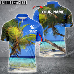 Maxcorner Bowling Ball & Pins Premium Customized Name 3D Shirt For Patrick