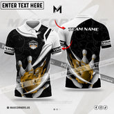 MaxCorners Bowling Multicolor Option Customized Name & Team Name 3D Shirt (4 colors) 01