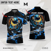 Maxcorners Billiards Multicolor Options Personalized Name 3D Shirt (4 Colors)