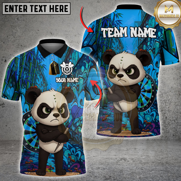 Maxcorners Kung Fu Panda Darts Multicolor Customized Name, Team Name 3D Shirts