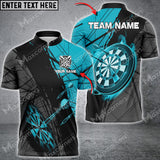 Maxcorners Flying Arrow Darts Jersey Multicolor Option Customized Name, Team Name 3D Polo Shirt