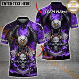 Maxcorners Darts Eagle And Skull Multicolor Options Personalized Name, Team Name 3D Shirt