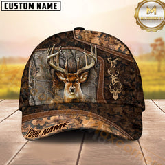 Maxcorners Collab Artist Deer Hunting Camo Ver2 Personalized Hat 3D Printed Multicolor