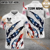 Maxcorners Patriotic Darts Scratch Jersey Personalized Name, Team Name 3D Shirts