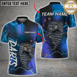 Maxcorners Darts Storm Multicolor Options Personalized Name, Team Name 3D Shirt