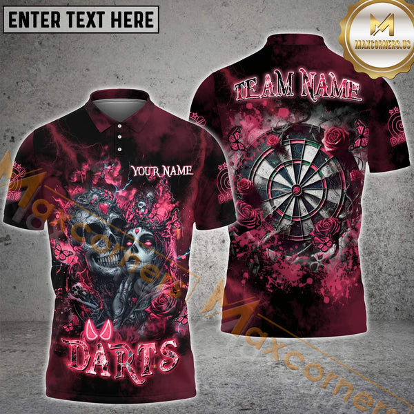 Maxcorners Darts Gothic Romanc Multicolor Options Personalized Name, Team Name 3D Shirt