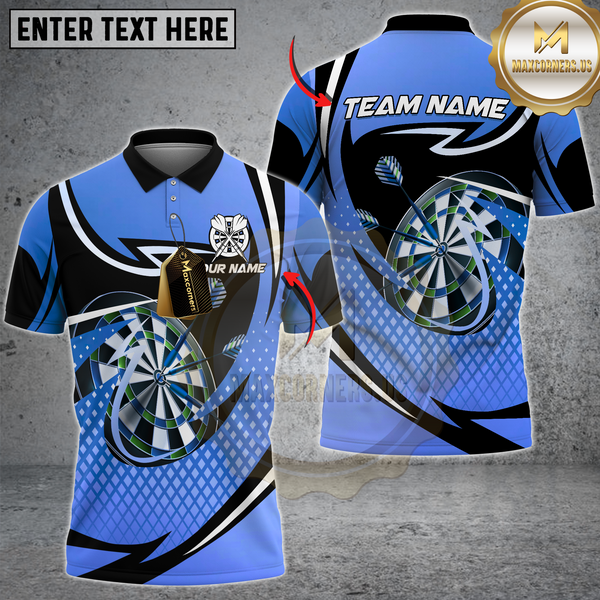 Maxcorners Golden Precision Darts Multicolor Customized Name, Team Name 3D Shirts