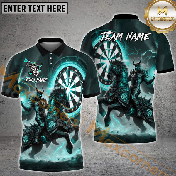 Maxcorners Darts Dark Knight Multicolor Options Personalized Name, Team Name 3D Shirt