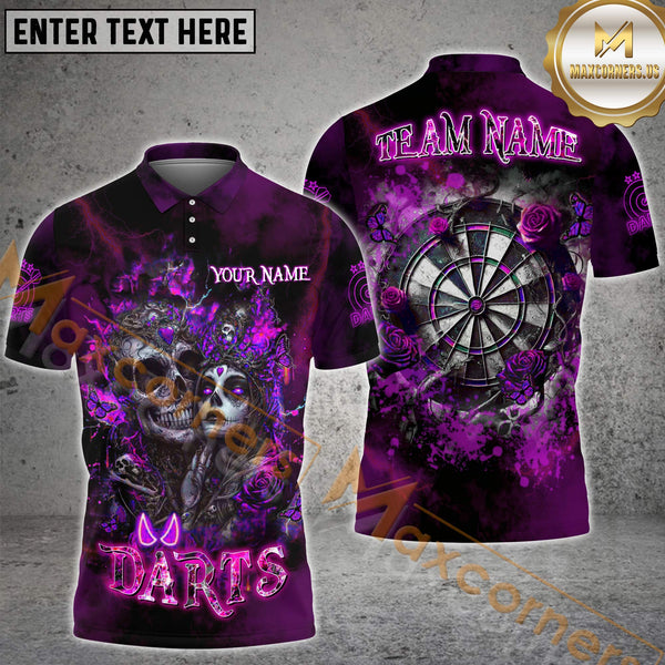 Maxcorners Darts Gothic Romanc Multicolor Options Personalized Name, Team Name 3D Shirt