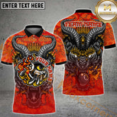 Maxcorners Billiard 8-Ball Pool Fire Dragon Multicolor Options Personalized Name, Team Name 3D Shirt