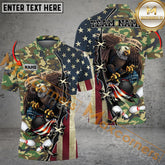 Maxcorners Ball And Pins Eagle Army Bowling Jersey Multicolor Options Personalized Name, Team Name 3D Shirt