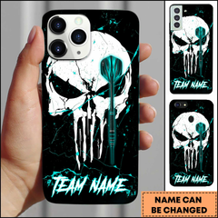 Maxcorners Darts Skull Punisher Dark Blood Team Name Personalized 3D Phone Case