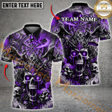 Maxcorners Darts Demonic Skull Multicolor Options Personalized Name, Team Name 3D Shirt