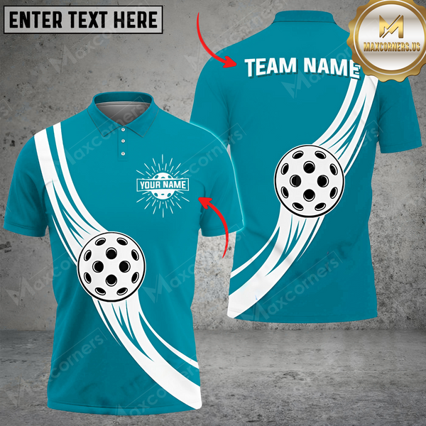 Maxcorners Pickleball Classic Customized Name, Team Name 3D Shirt