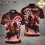 Maxcorners Darts Dark Knight Multicolor Options Personalized Name, Team Name 3D Shirt