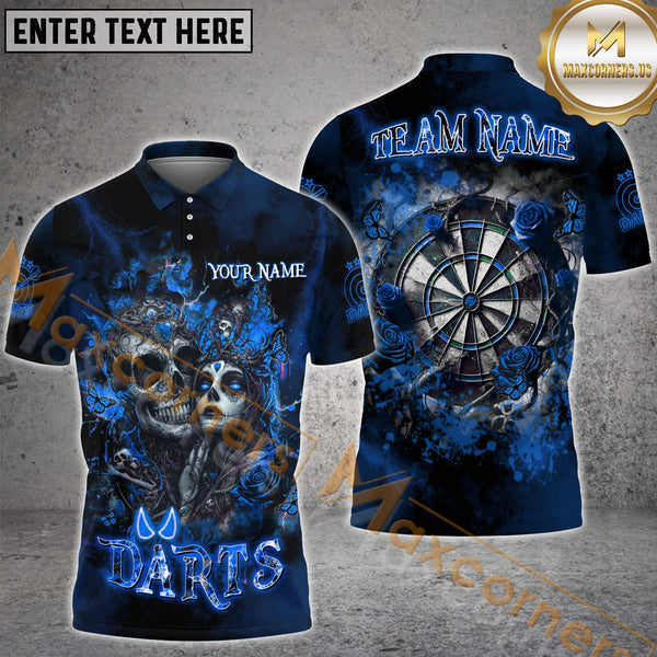 Maxcorners Darts Gothic Romanc Multicolor Options Personalized Name, Team Name 3D Shirt