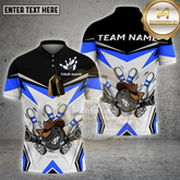 Maxcorners Bowling Shirt Wild West Ball Star Strike Design Multicolor Options Personalized Name, Team Name 3D Shirt (4 Colors)