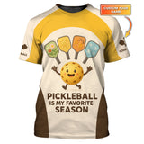 Maxcorners Women's Pickleball Shirt, Pickleball Is My Favorite Season Custom Polo for Players, GIft For Pickleball Lovers LM0509