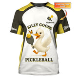 Maxcorners Pickleball Shirt Silly Goose Pickleball Shirts, Funny Pickleballer T-Shirt, Gift for Pickleball Player LM0509