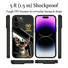 Maxcorners Darts Purple Pink Graffiti Dartboard Personalized Name Phone Case