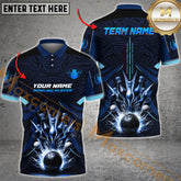 Maxcorners Ball Thunder Bowling Jersey Multicolor Options Personalized Name, Team Name 3D Shirt (4 colors)