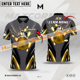 Maxcorners Bowling Ball And Pins Crack Metalic Multicolor Option Customized Name, Team Name 3D Shirt (4 colors)