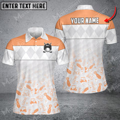 Maxcorners Women Polo Shirt Custom Colorful Option