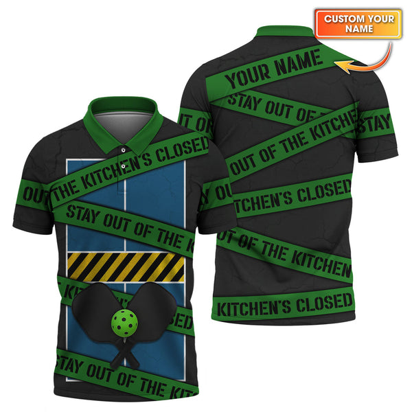 Maxcorners Men's Kitchen's Closed Pickleball T-Shirts, Funny Pickleball Shirts, Gift For Pickleball Lovers LM0509