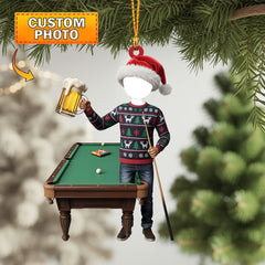Maxcorners Custom Billiard & Beer Ornament