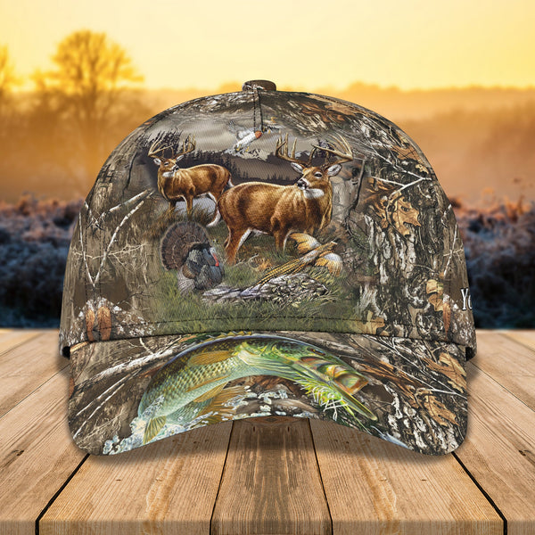 Maxcorners Deer Hunting Classic Personalized Cap