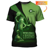 Maxcorners Pickleball Legend Custom Name Shirts, Funny Pickleball Men's Shirts, Pickleball Lover Gifts LM0509