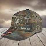 Maxcorners Deer Hunting Skull America Classic Personalized Cap