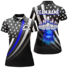 Maxcorners American Bowling Jersey Custom Bowling Shirt For Men Team Bowling Polo Shirt