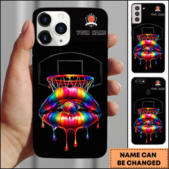 Maxcorners Basketball Rainbow Lips Dunk Art Personalized 3D Phone Case