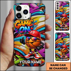 Maxcorners Basketball Game On Cartoon Player Personalized 3D Phone Case