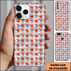 Maxcorners Basketball Hoop Pattern Aesthetic Personalized 3D Phone Case