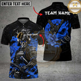 Maxcorners Samurai Skull Demon Darts Multicolor Customized Name, Team Name 3D Shirts